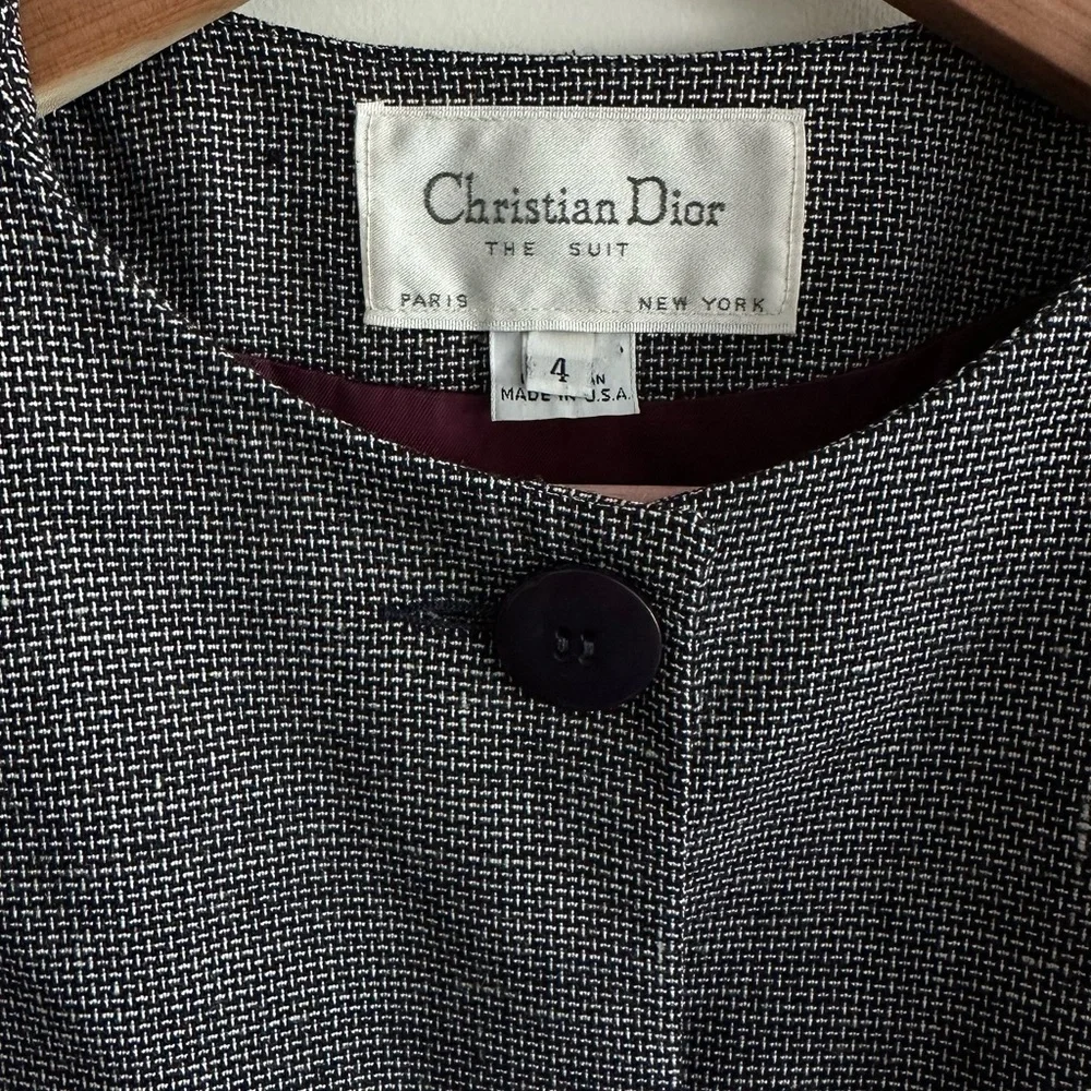 Vintage Christian Dior Blazer / Size 4 / Designer Vintage